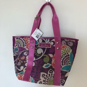vera bradley small mesh tote plum crazy